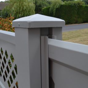 fence post - grey