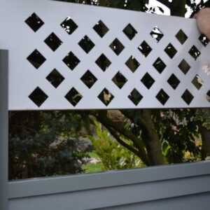 Diamond Lattice Fence Panel